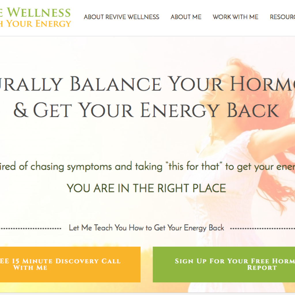 Jupiter Theme Examples | Creative Agency Boulder Colorado | Website Design | Revive Wellness